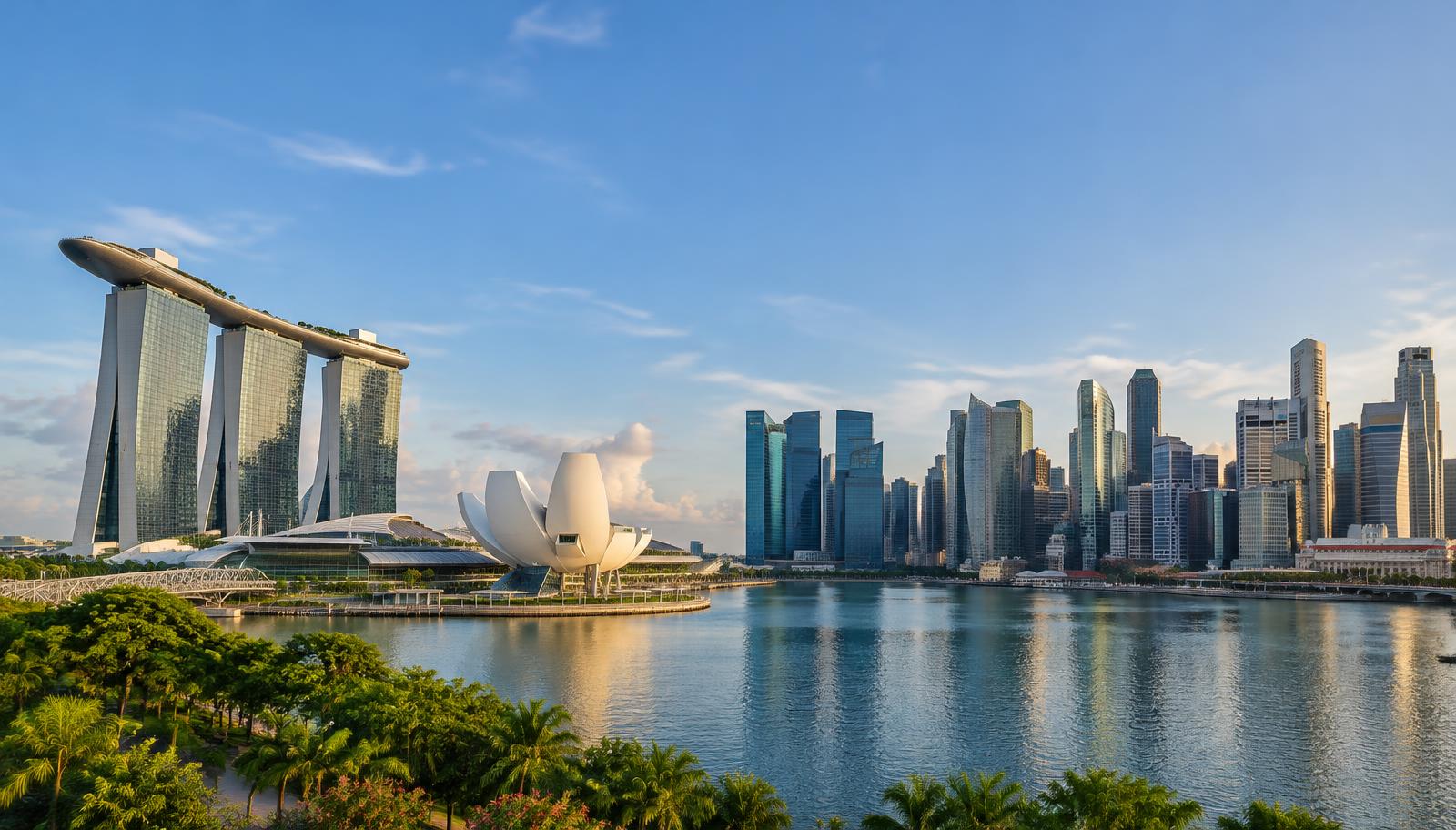 Illustrative Singapore waterfront